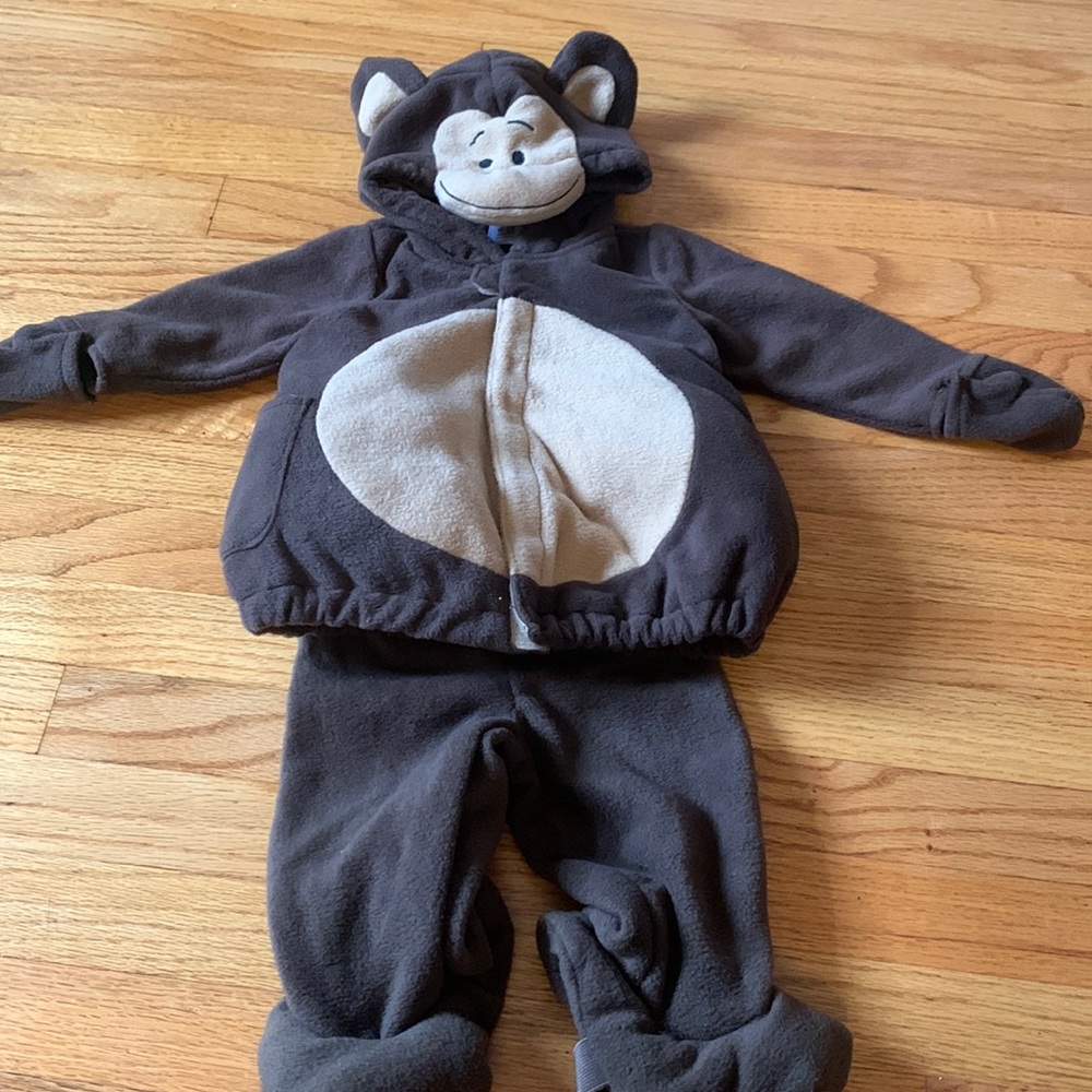 Baby monkey costume 6-12 months old navy